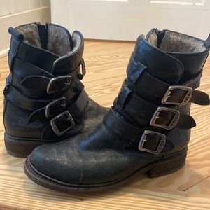 Frye Valerie Shearling lined winter boots